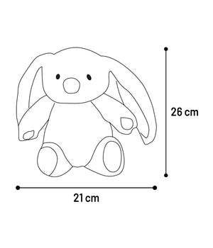 Hondenknuffel Roegie het Konijn beige