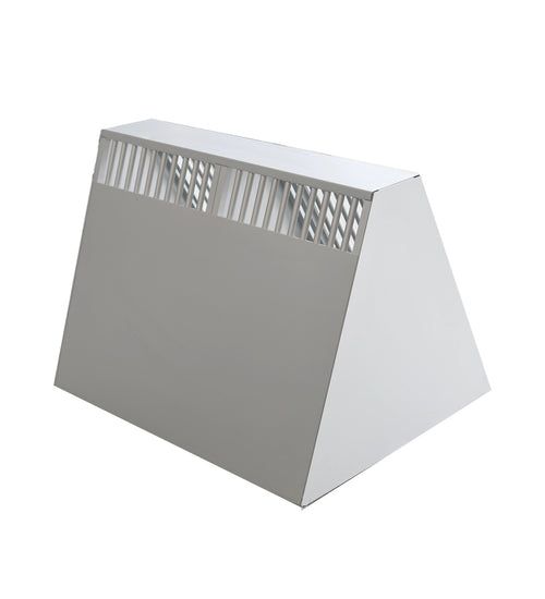 Autobench schuin dubbel aluminium gebruikt 81x92x70 cm