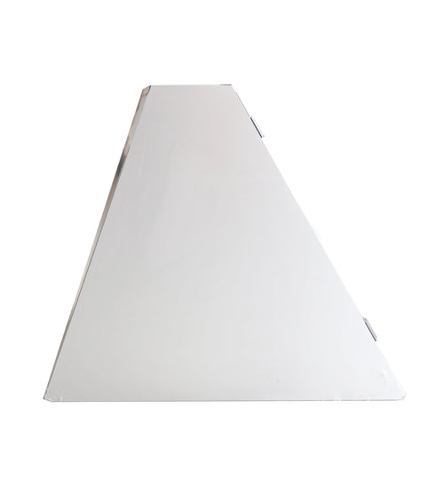 Autobench schuin dubbel aluminium gebruikt 81x92x70 cm