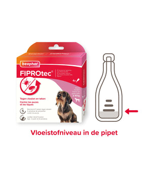 FIPROtec hond 2-10kg  4 pipetten tegen vlooien en teken