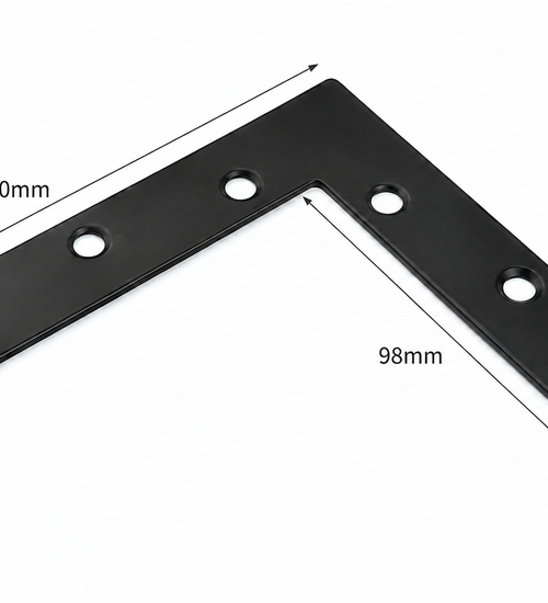 Hoekijzer 22x120x120 mm