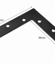 Doos 100 stuks hoekijzers zwart gecoat 22x120x120 mm