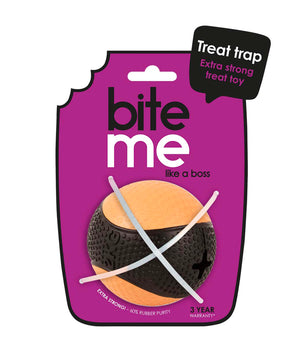 Hondenspeelgoed Snackspeeltje Treat trap Zwart/oranje