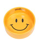 Voer en drinkbak Smiley geel