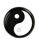 Voer en drinkbak Yingyang zwart / wit