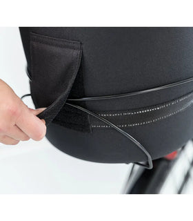 Fietsmand Long voor bagagedrager EVA 29 × 49 × 60 cm  zwart