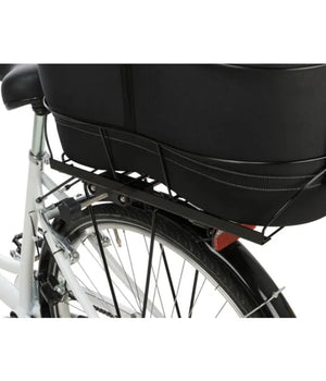 Fietsmand Long voor bagagedrager EVA 29 × 49 × 60 cm  zwart