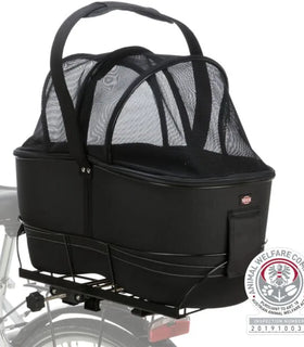 Fietsmand Long voor bagagedrager EVA 29 × 49 × 60 cm  zwart