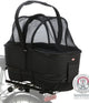 Fietsmand Long voor bagagedrager EVA 29 × 49 × 60 cm  zwart