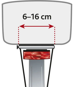Fietsmand Long voor bagagedrager EVA 29 × 49 × 60 cm  zwart