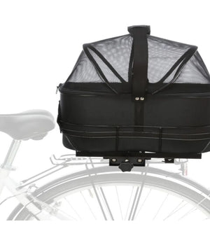 Fietsmand voor bagagedrager, EVA, 29 × 42 × 48 cm, zwart