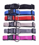 Halsband nylon met zachte voering+snelsluiting 10mm x 20-30cm