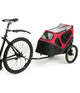 Hondenfietskar 2 in 1 Rood / Zwart