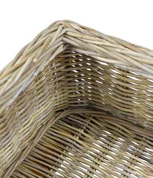 Hondenmand riet rechthoek