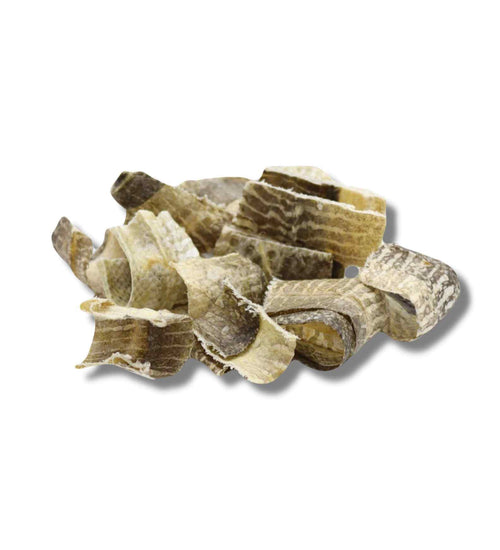 Kabeljauwhuid Bites zak 200 gram