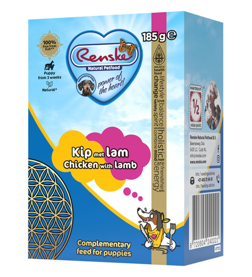 Hondenvoer Natvoer vers bereid Tetra puppy kip met lam