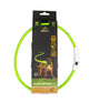 Flash light ring usb nylon Groen