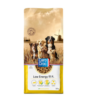 Hondenvoer Low energy hondenbrokken  speciaal voor gecastreerde of gesteriliseerde honden