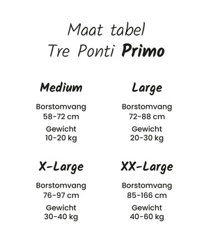 Hondentuig Primo maat L (72-88cm)