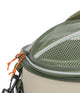 Fietsmand 33 × 40 × 46 cm Olijfgroen / Beige