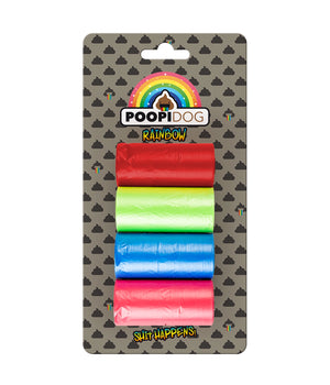 Poepzakjes Rainbow 32x19 cm 20 zakjes per rol
