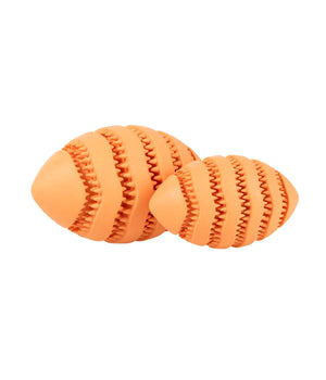 Hondenspeelgoed Snackspeeltje Nibble me  Rugby  Oranje