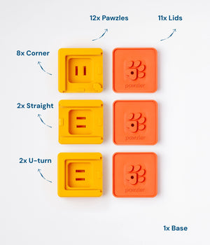 Hondenpuzzel Maze set Level 3
