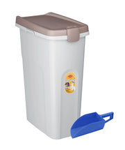 Voerton 40 liter Bruin - Wit met schep