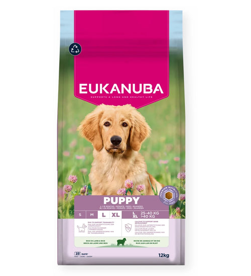 Life Care Hondenvoer Puppy Grote rassen  Lam & Rijst
