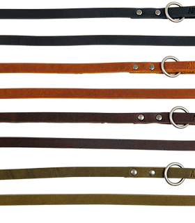 Hondenriem country leer  20 mm x 180 cm