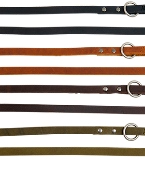 Hondenriem country leer 12 mm x 130 cm