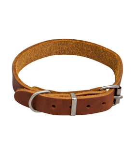 Hondenhalsband country leer 22 mm x 40-51 cm