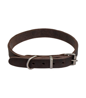 Hondenhalsband country leer 22 mm x 40-51 cm
