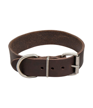 Hondenhalsband country leer 40 mm x 62-70 cm