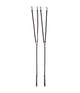 Hondenriem country leer voor 2 Honden 12 mm x 125 cm