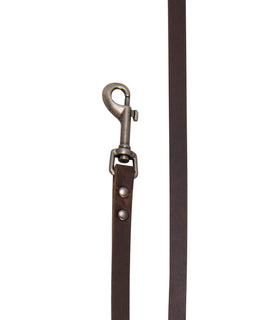Hondenriem country leer koppellijn 12 mm x 60 cm