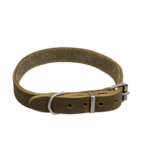 Hondenhalsband country leer 22 mm x 44-56 cm
