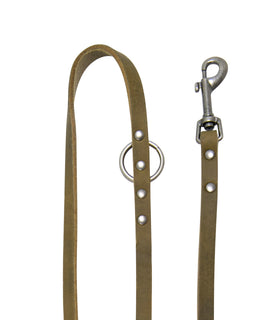 Hondenriem country leer handenvrij 12 mm x 200 cm