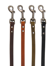 Hondenriem country leer koppellijn 12 mm x 60 cm