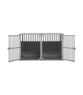 Autobench Recht Model Dubbel 100x110x67 met spijlen