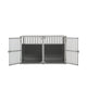 Autobench Recht Model Dubbel 100x110x67 met spijlen