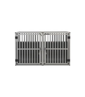 Autobench Recht Model Dubbel 100x110x67 met spijlen