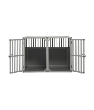 Autobench Recht model Dubbel 100x95x67 met spijlen