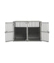 Autobench Recht model Dubbel 100x95x67 met spijlen