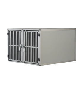 Autobench Recht model Dubbel 100x95x67 met spijlen