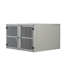 Autobench Recht Model Dubbel 100x110x67 met spijlen