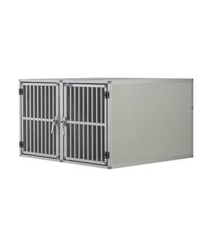 Autobench Recht Model Dubbel 100x110x67 met spijlen