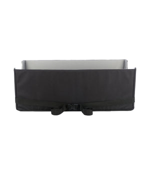 Autostoel  dubbel   80 × 28 × 39 cm  zwart/grijs