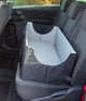 Autostoel  dubbel   80 × 28 × 39 cm  zwart/grijs