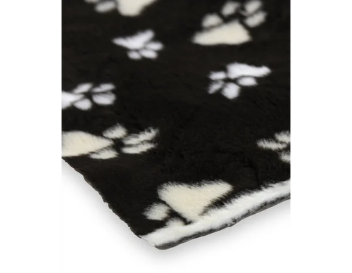 Vetbed per strekkende meter 150 cm breed donkerblauw met voetprint